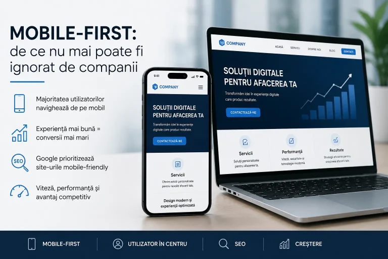 Mobile-first: de ce nu mai poate fi ignorat de companii mobile first